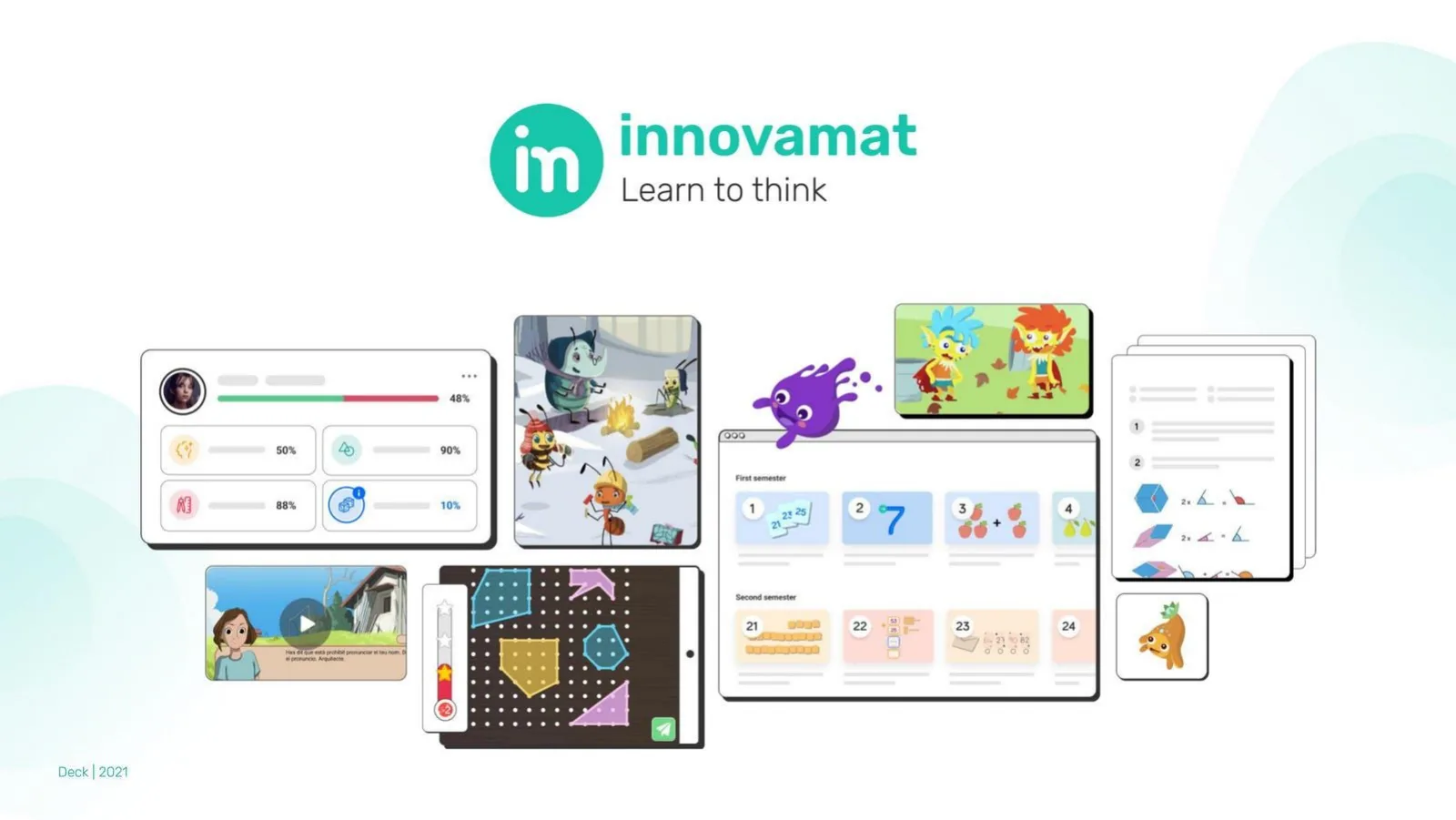 Innovamat pitch deck slide