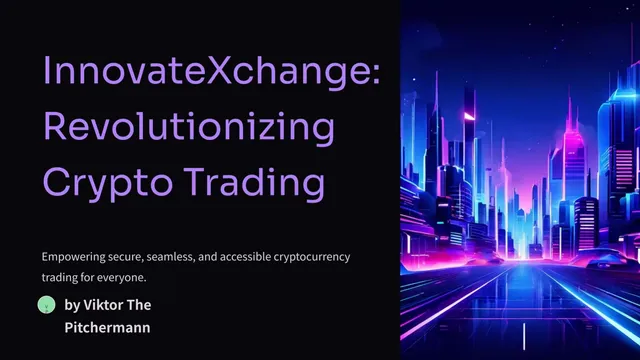 InnovateXchange pitch deck cover