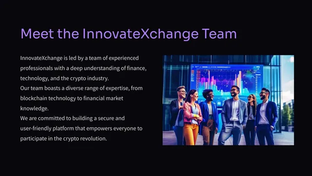 Team slide 9 from InnovateXchange