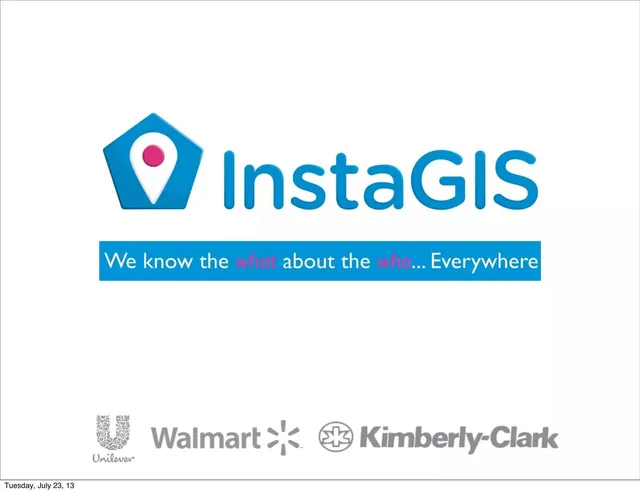InstaGIS (Civic Brain) pitch deck cover