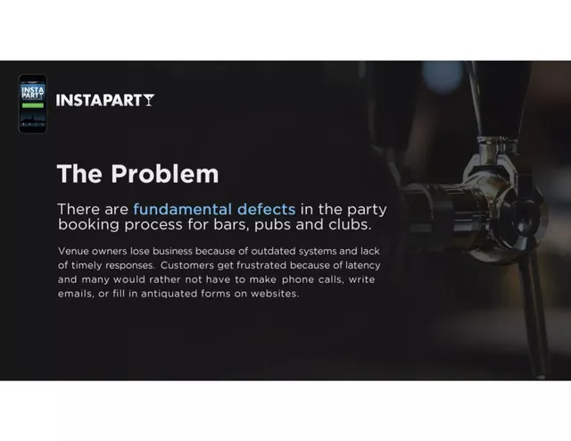 Problem slide 2 from Instaparty