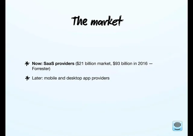 Market sizing / opportunity slide 5 from Intercom