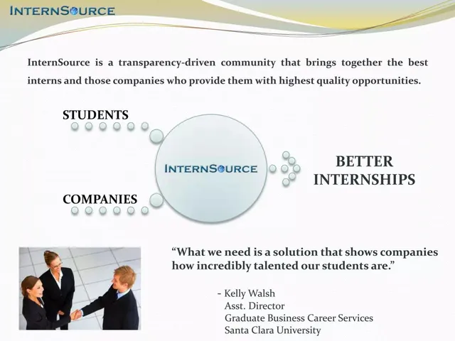 Reviews / testimonials / feedback slide 2 from InternSource