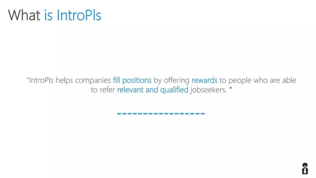 Product / solution slide 4 from IntroPls
