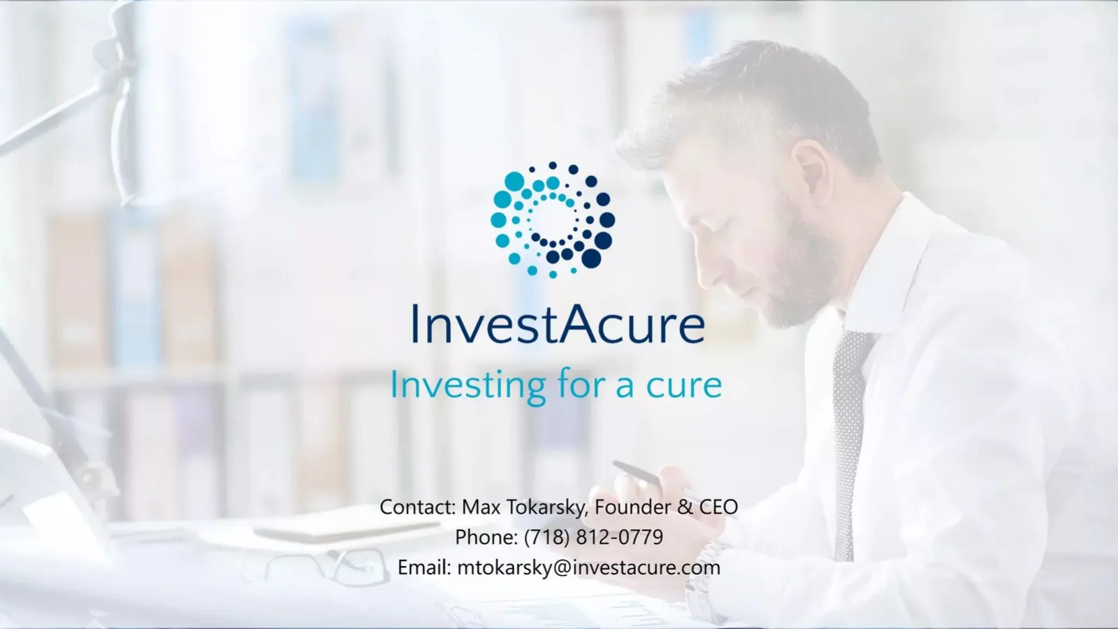 InvestAcure PBC pitch deck slide