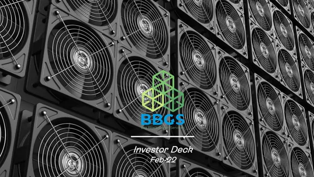 BBGS (Big Block Green Services) pitch deck cover