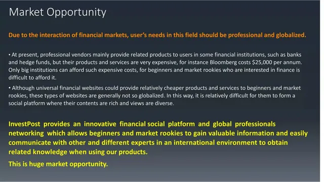 Market sizing / opportunity slide 3 from Invest post (FinMunity Oy)