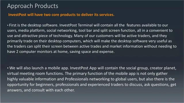 Product / solution slide 4 from Invest post (FinMunity Oy)