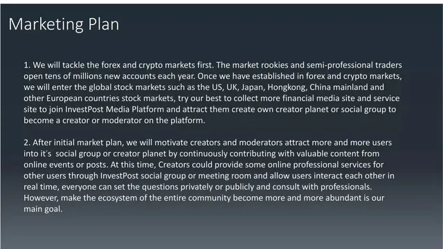Go-to-market strategy slide 8 from Invest post (FinMunity Oy)