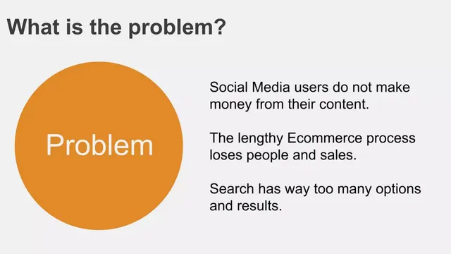Problem slide 3 from Leaf it, Inc.