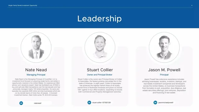 Team slide 5 from InvestNet