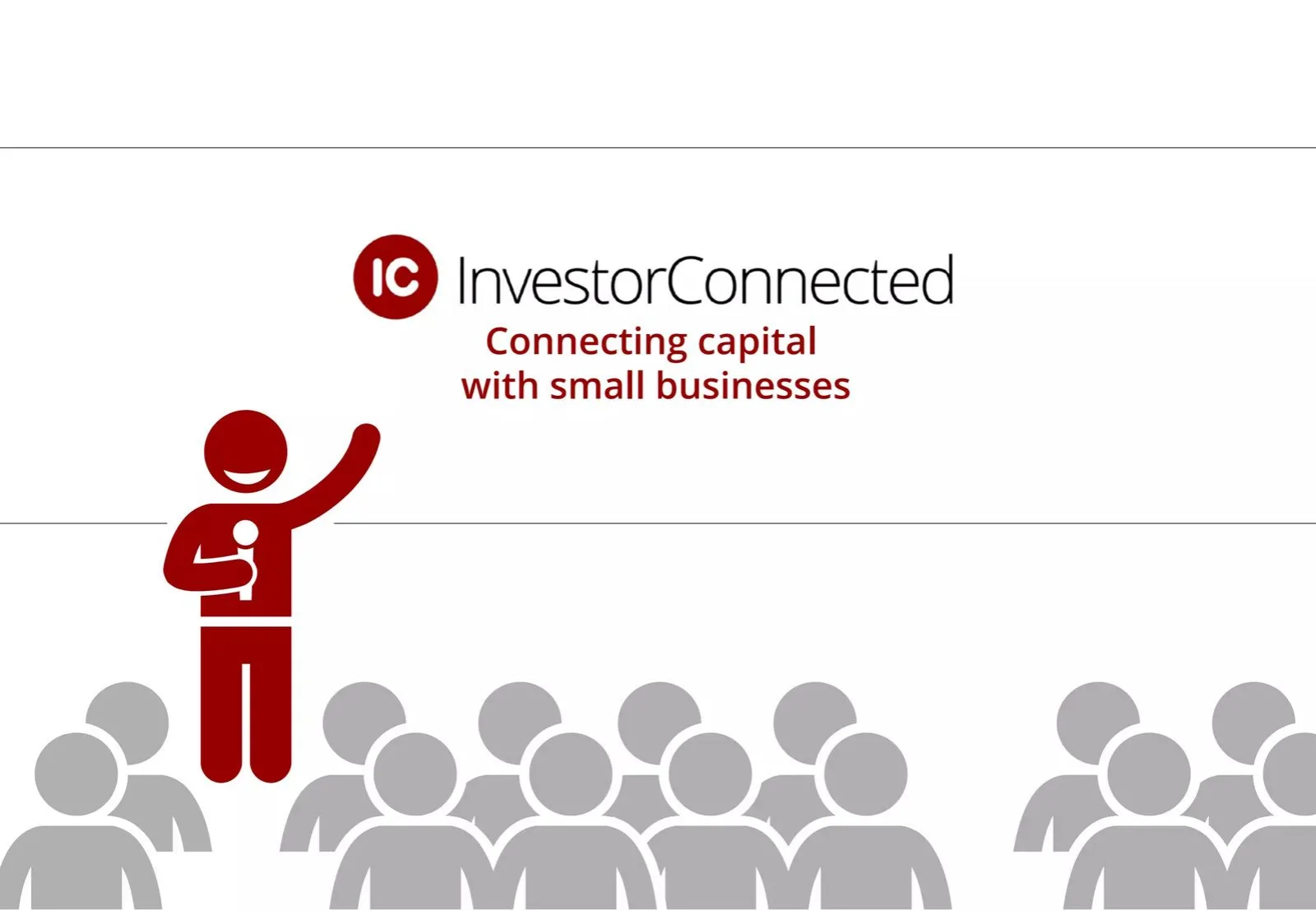 InvestorConnected pitch deck slide