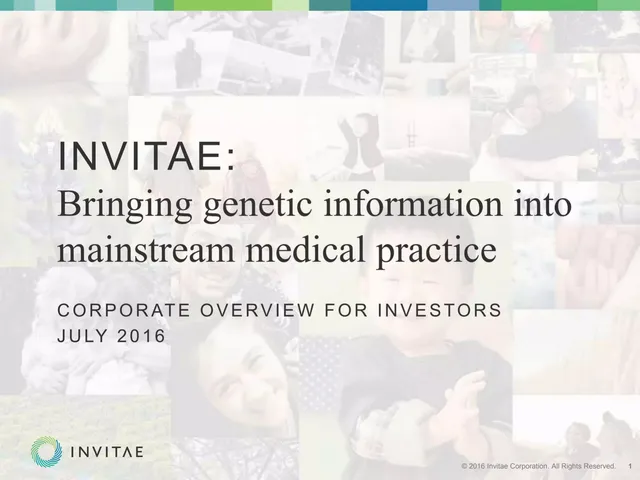 Invitae pitch deck cover