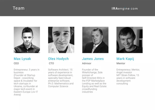 Team slide 12 from IRAengine