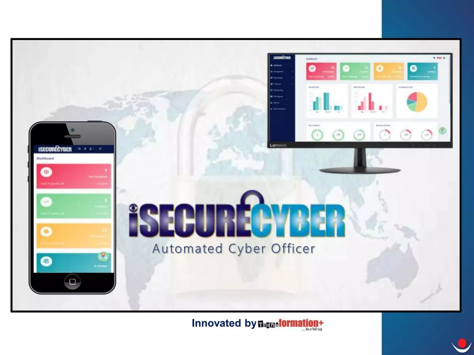iSecureCyber pitch deck slide