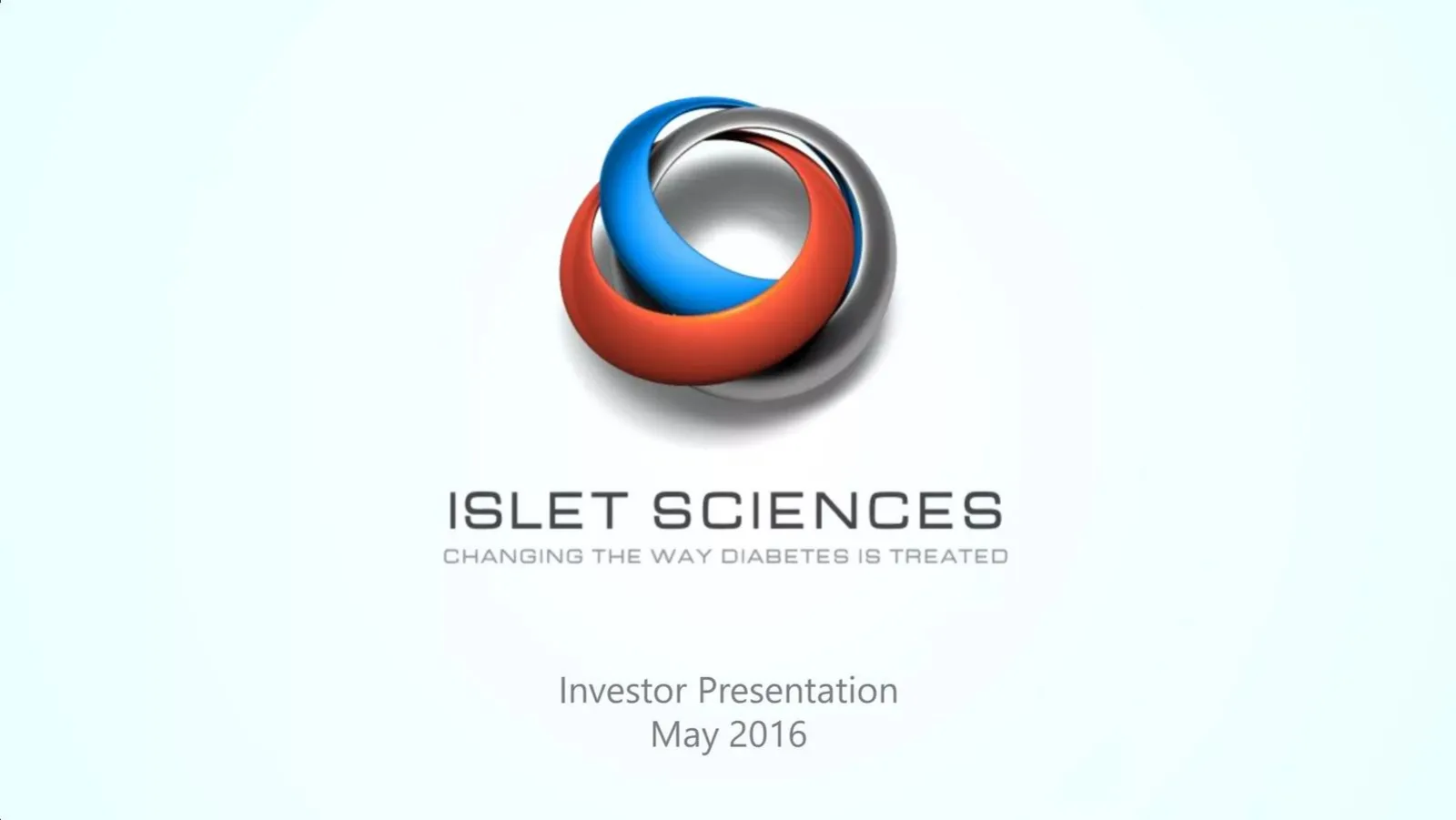 Islet Sciences pitch deck slide