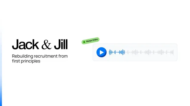 Jack & Jill pitch deck cover