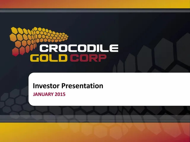 Crocodile Gold Corp pitch deck cover
