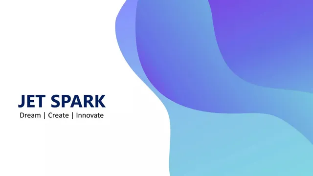 Jet Spark pitch deck cover