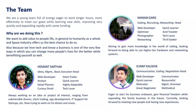 Team slide 9 from Jet Spark