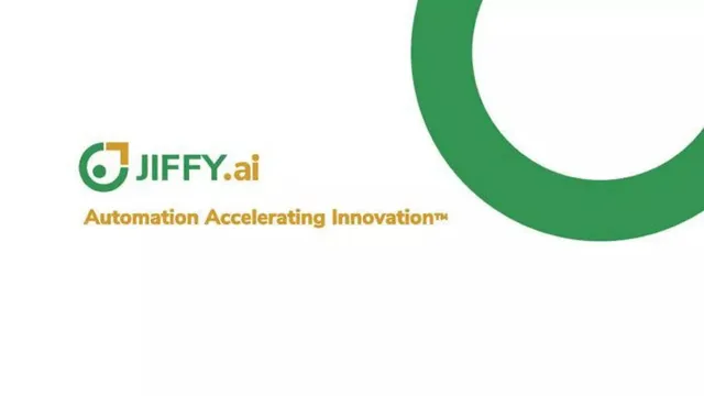 Jiffy.ai pitch deck cover