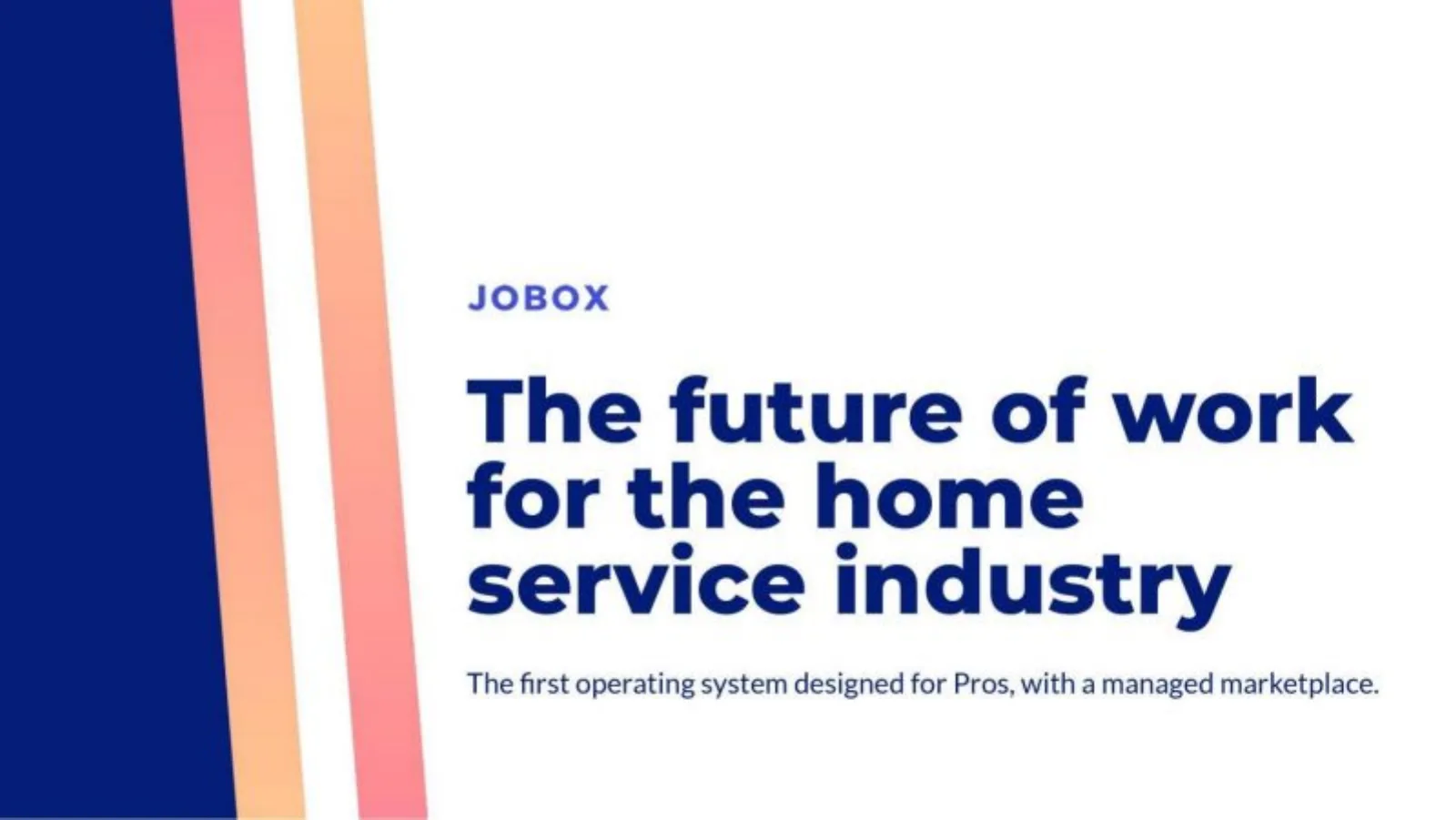 Jobox pitch deck slide