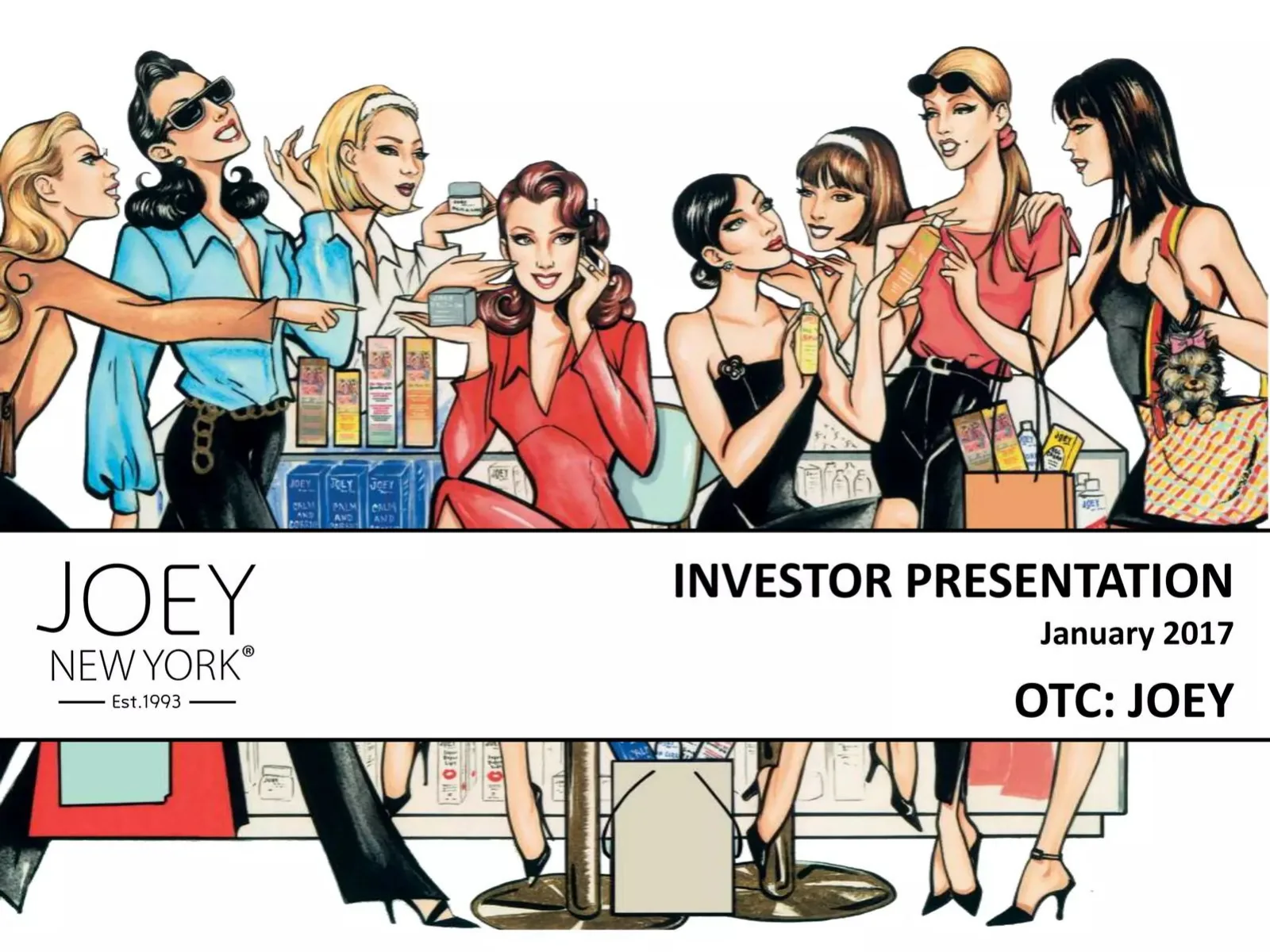 Joey New York pitch deck slide