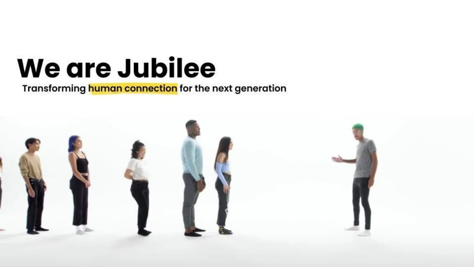 Jubilee pitch deck slide