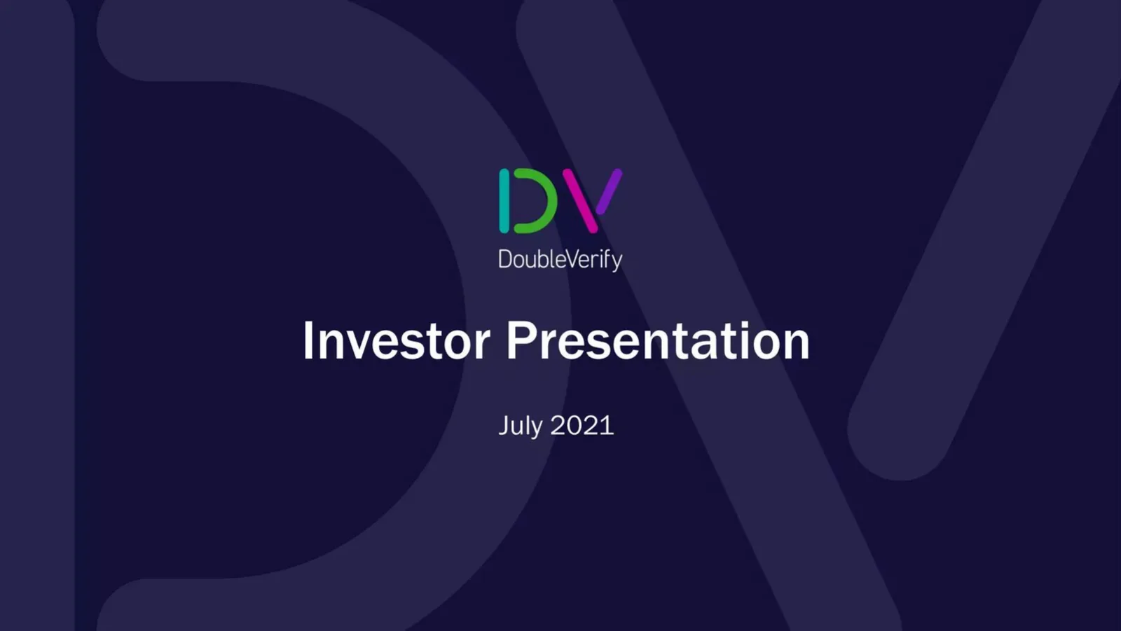 DoubleVerify pitch deck slide