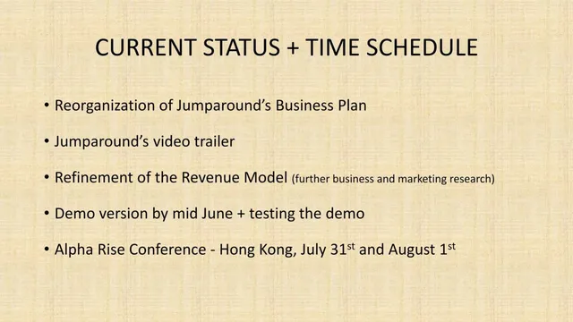 Roadmap slide 12 from Jumparound