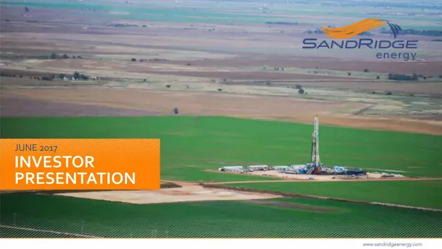 SandRidge Energy pitch deck cover