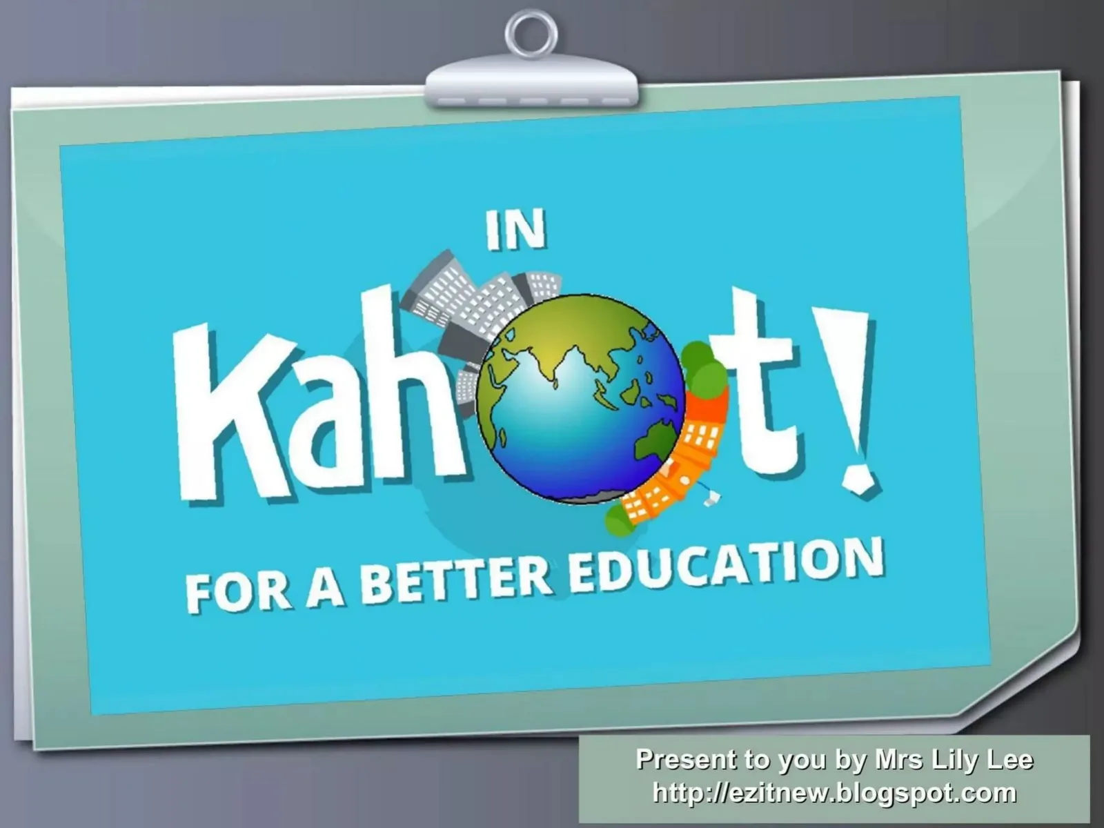 Kahoot! pitch deck slide