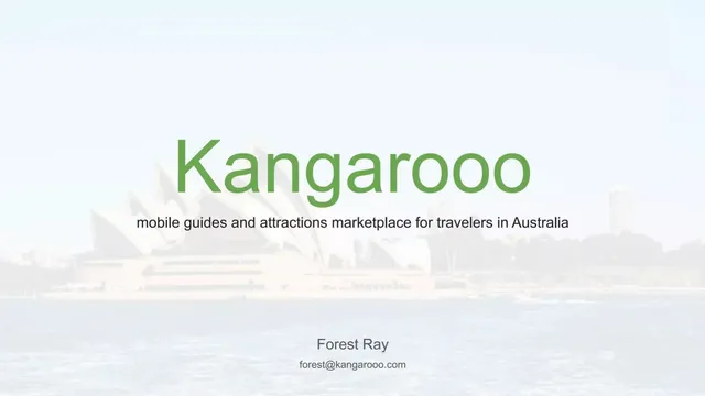 Kangarooo pitch deck cover