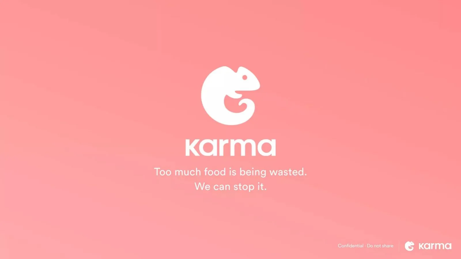 Karma pitch deck slide