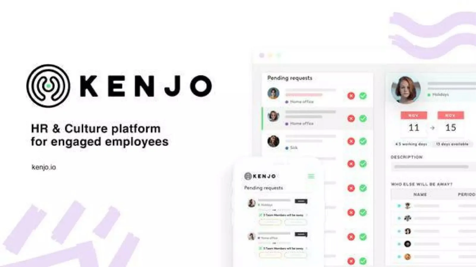 Kenjo pitch deck slide