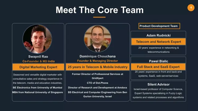 Team slide 4 from Key2cell