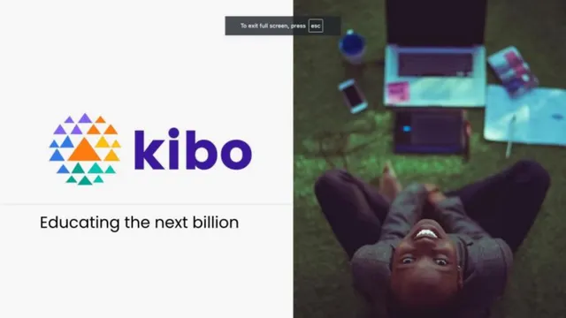 Kibo pitch deck cover