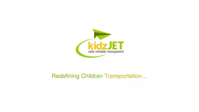 KidzJet pitch deck cover