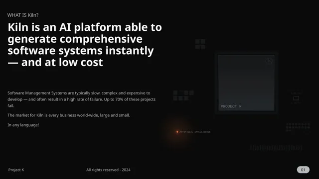 Product / solution slide 2 from Kiln Generative AI