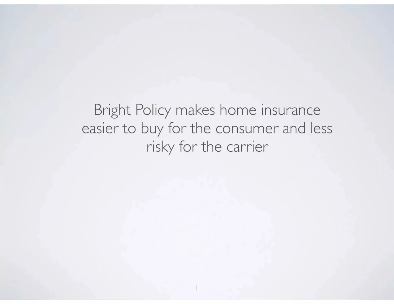 Kin (formerly Bright Policy) pitch deck slide