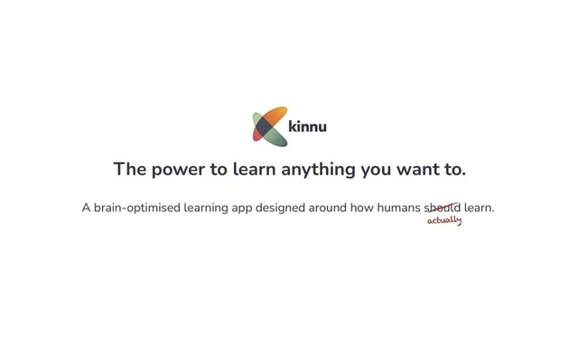 Kinnu pitch deck cover