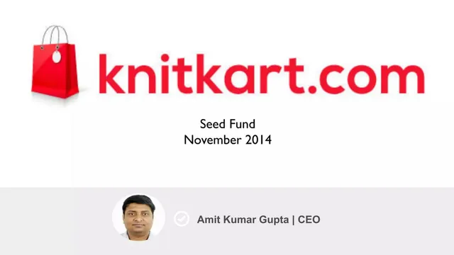 Knitkart pitch deck cover
