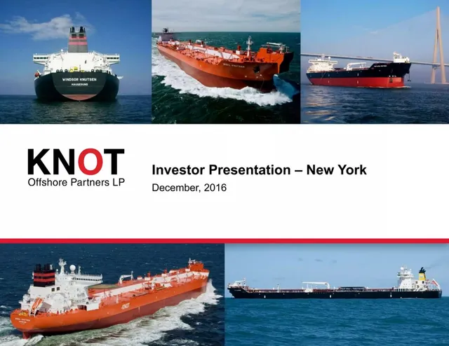 Knot Offshore Partners LP pitch deck cover