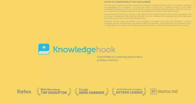 Knowledgehook pitch deck cover