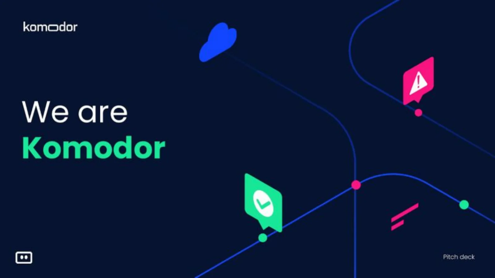 Komodor pitch deck slide