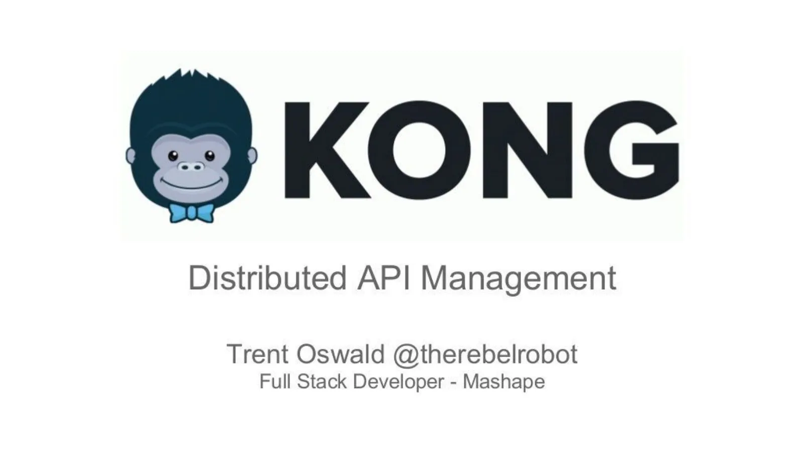 Kong pitch deck slide