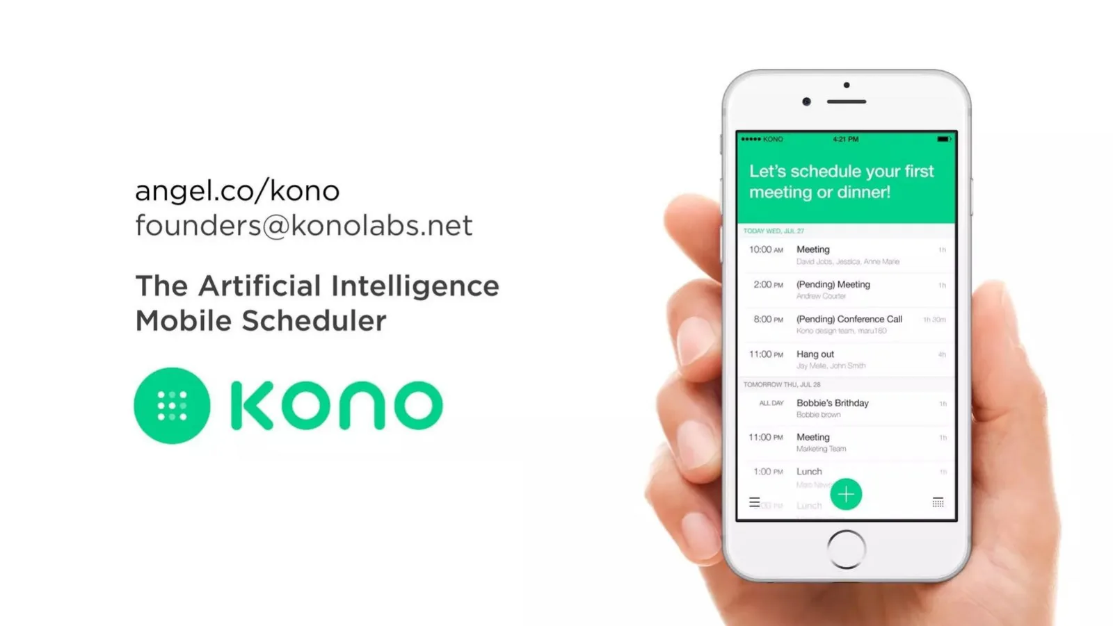Kono (Konolabs) pitch deck slide