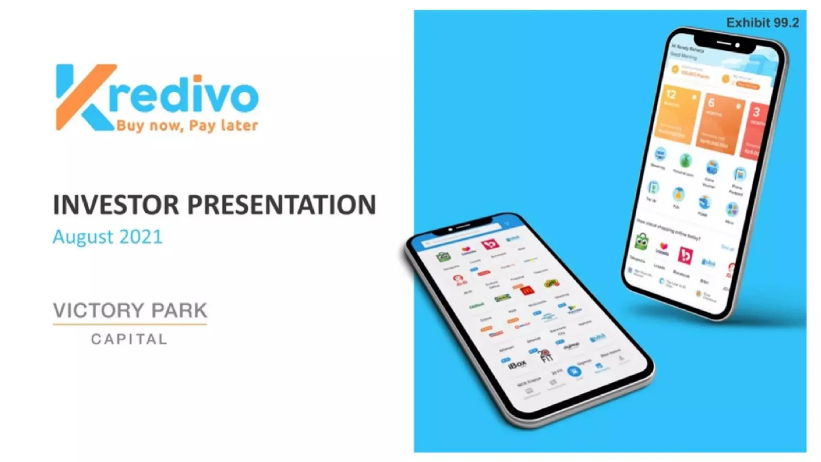 Kredivo pitch deck slide