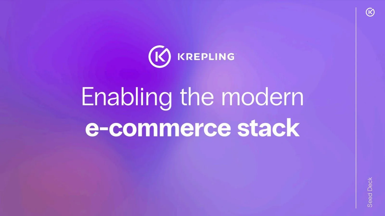 Krepling pitch deck slide