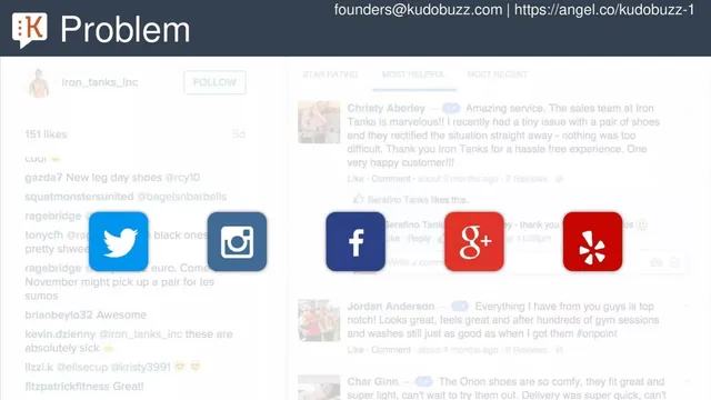 Problem slide 3 from Kudobuzz